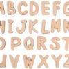 Literki ze sklejki Drewniane DO DECOUPAGE ALFABET 26szt